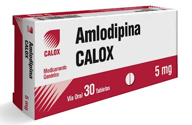 Amlodipina 5 mg Calox